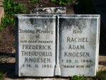 KNOESEN Frederick Theodorus -1932 & Rachel Adam -1944 