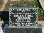 KNOESEN Rhoda Ethel 1908-1998