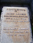 LAMBIE James 1860-1928 & Margaret -1951