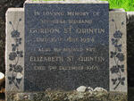 QUINTIN Gordon, St -1954 & Elizabeth -1965