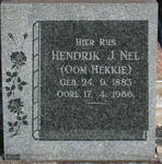 NEL Hendrik J. 1883-1966