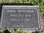 NICHOLSON Doris 1908-1983