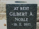 NOBLE Gilbert A. -1971 