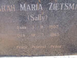VELLEMA Marie Susanna Alice 1927-1963 :: VELLEMA Sarah Maria Zietsman 1903-1965