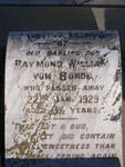 BONDE Raymond William, von -1929 
