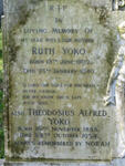 YOKO Theodosius Alfred 1888-1954 & Ruth 1892-1940