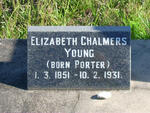 YOUNG Elizabeth Chalmers nee PORTER 1851-1931