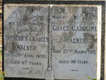 WALKER Frederick Charles -1950 & Grace Caroline -1972