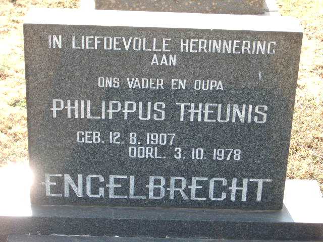 ENGELBRECHT Philippus Theunis 1907-1978
