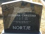 NORTJE Johanna Christina 1917-1984