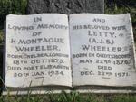 WHEELER H. Montague 1873-1934 & A J S 1876-1971