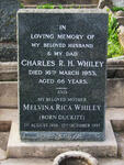 WHILEY Charles R.H. -1953 & Melvina Rica DUCKITT 1898-1995