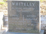 WHITELEY Isaac Peter 1905-1957 & Esther Johanna 1908-1975
