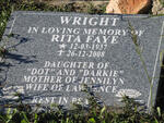 WRIGHT Rita Faye 1937 - 2008