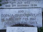 WRIGHT Sophia Sarah 1892-1963