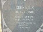 PLESSIS Cornelius, du 1925-1958