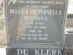 KLERK Helena Pieternella Susanna, de 1917-1996
