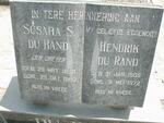 RAND Hendrik, du 1906-1972 & Susara S. DREYER 1898-1982
