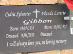 GIBBON Cedric Sylvester 1938-2010 & Wanda Lorette 1952-