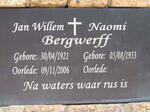 BERGWERFF Jan Willem 1921-2006 & Naomi 1953-