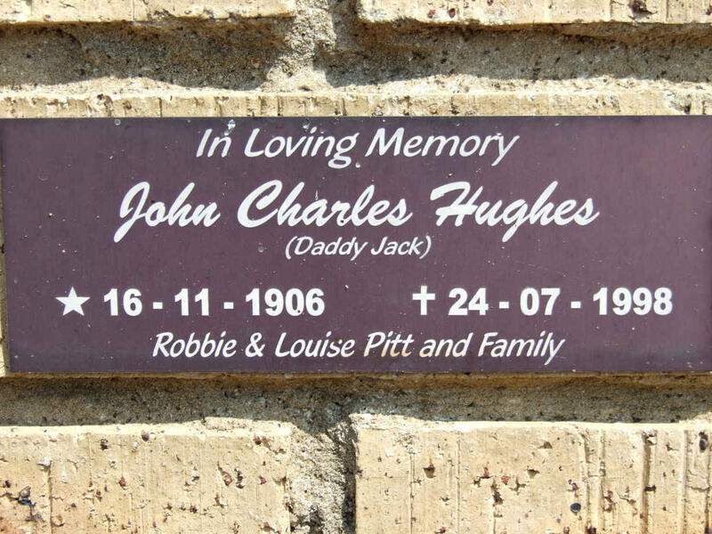 HUGHES John Charles 1906-1998