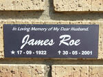 ROE James 1922-2001