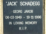 SCHADEGG Georg Jakob 1949-1996