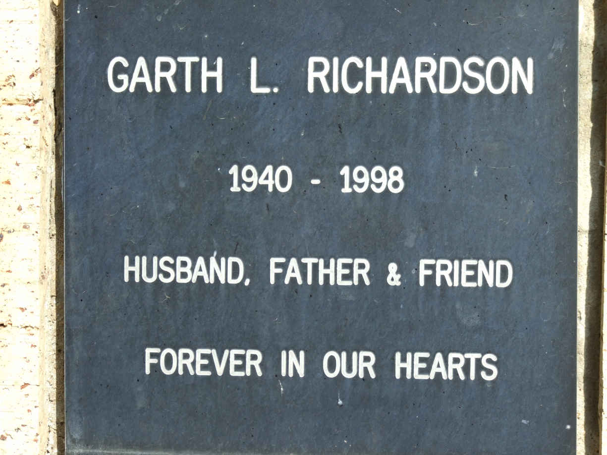 RICHARDSON Garth L. 1940-1998