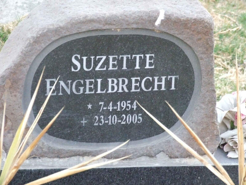 ENGELBRECHT Suzette 1954-2005