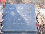BEER Jeanne Catherine Eleanor, de 1886-1976