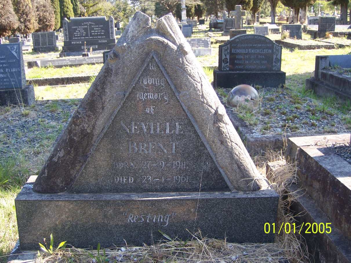 BRENT Neville 1911-1961