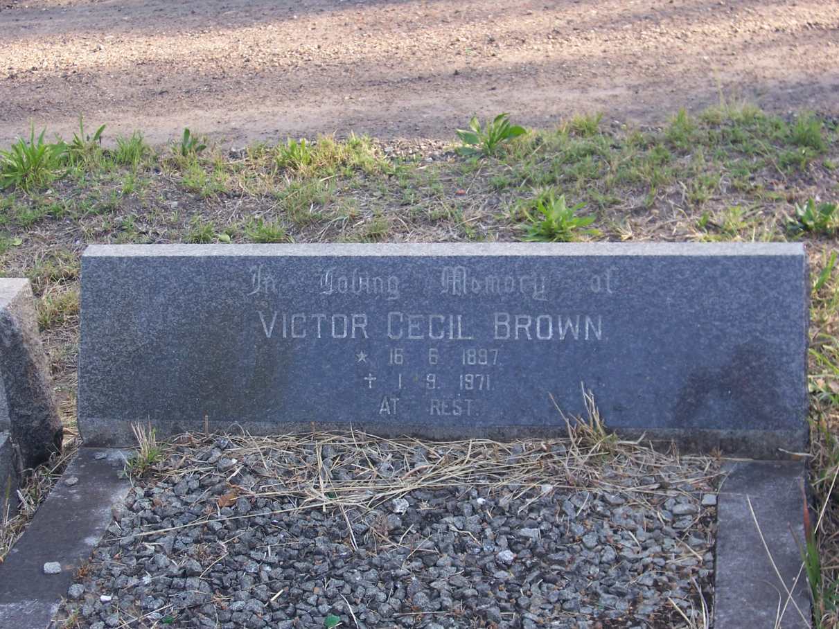 BROWN Victor Cecil 1897-1971