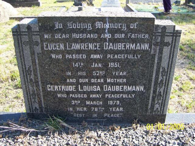 DAUBERMANN Eugen Lawrence -1951 & Gertrude Louisa -1979