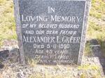GREER Alexander L. -1960