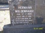 MOLDENHAUER Hermann 1889-1961
