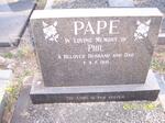 PAPE Phil -1981