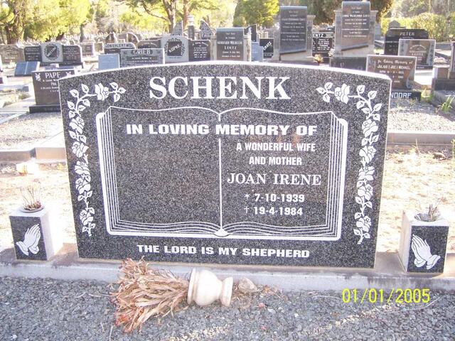 SCHENK Joan Irene 1939-1984