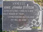 STRYDOM Annie Johanna 1912-1972