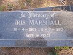 MARSHALL Iris 1909-1993