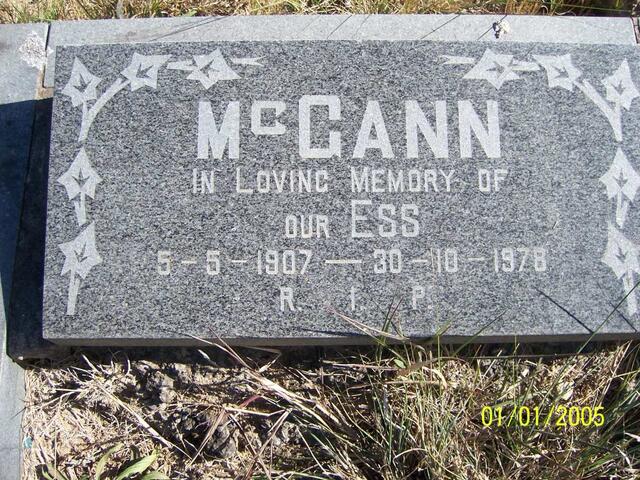 McCANN Ess 1907-1978