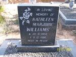 WILLIAMS Kathleen Marjorie 1904-1990