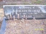 BECKETT Kathleen 1905-1993