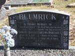 BLUMRICK Lawrence 1912-1988 & Thelma Margaret 1913-1983
