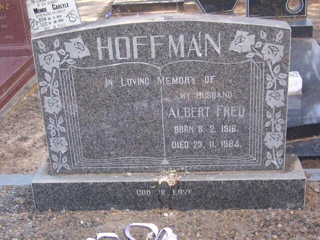 HOFFMAN Albert Fred 1916-1984
