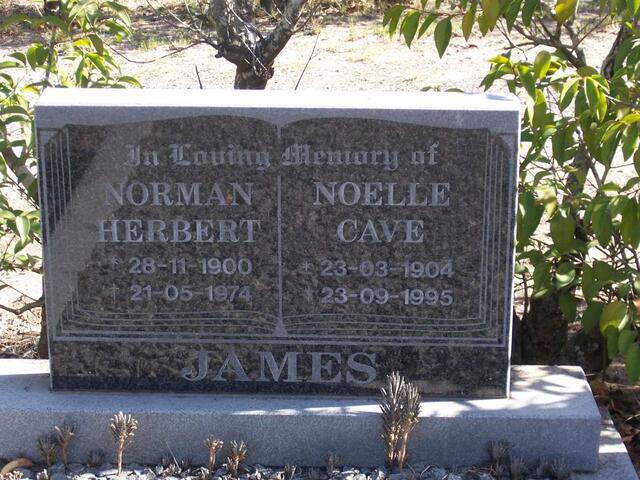 JAMES Norman Herbert 1900-1974 & Noelle Cave 1904-1995