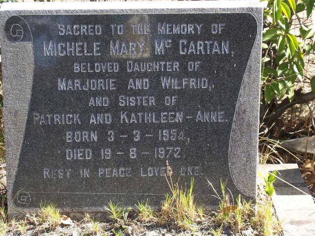 McCARTAN Michele Mary 1954-1972