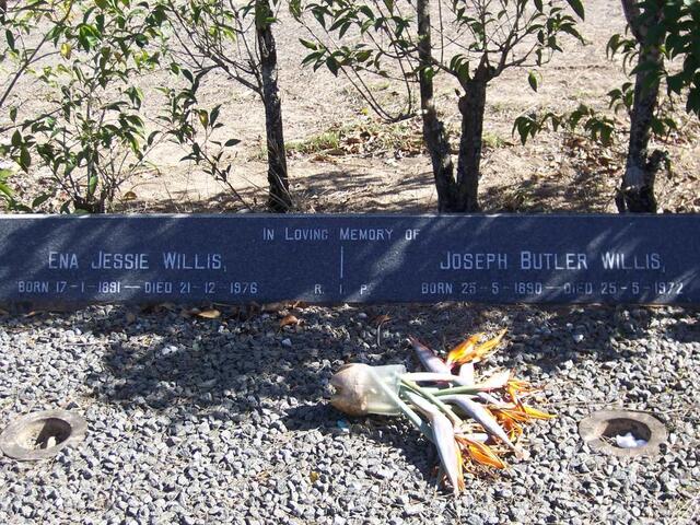 WILLIS Joseph Butler 1891-1972 & Ena Jessie 1891-1976
