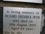 FRYER Richard Frederick -2001