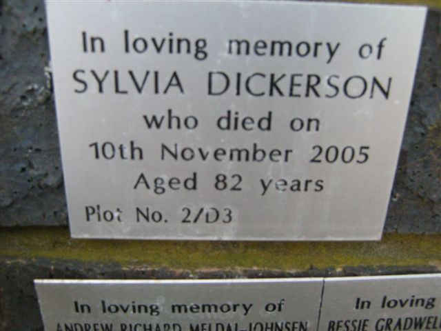 DICKERSON Sylvia -2005