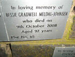 MELDAL Bessie Gradwell, Johnsen -2008